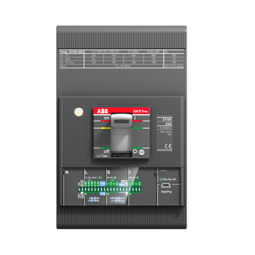 XT4H 250, Ekip LS/I, In=250A, 3p (3x250A TMŞ, 70kA, LS/I Elektronik korumalı)