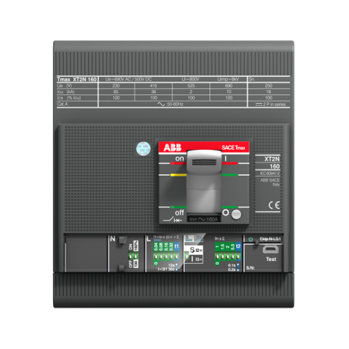 XT2N 160, Ekip LS/I, In=160A, 4p (4x160A 36kA Elektronik Korumalı TMŞ)